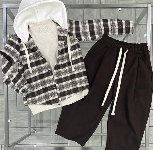 camicione con cappuccio