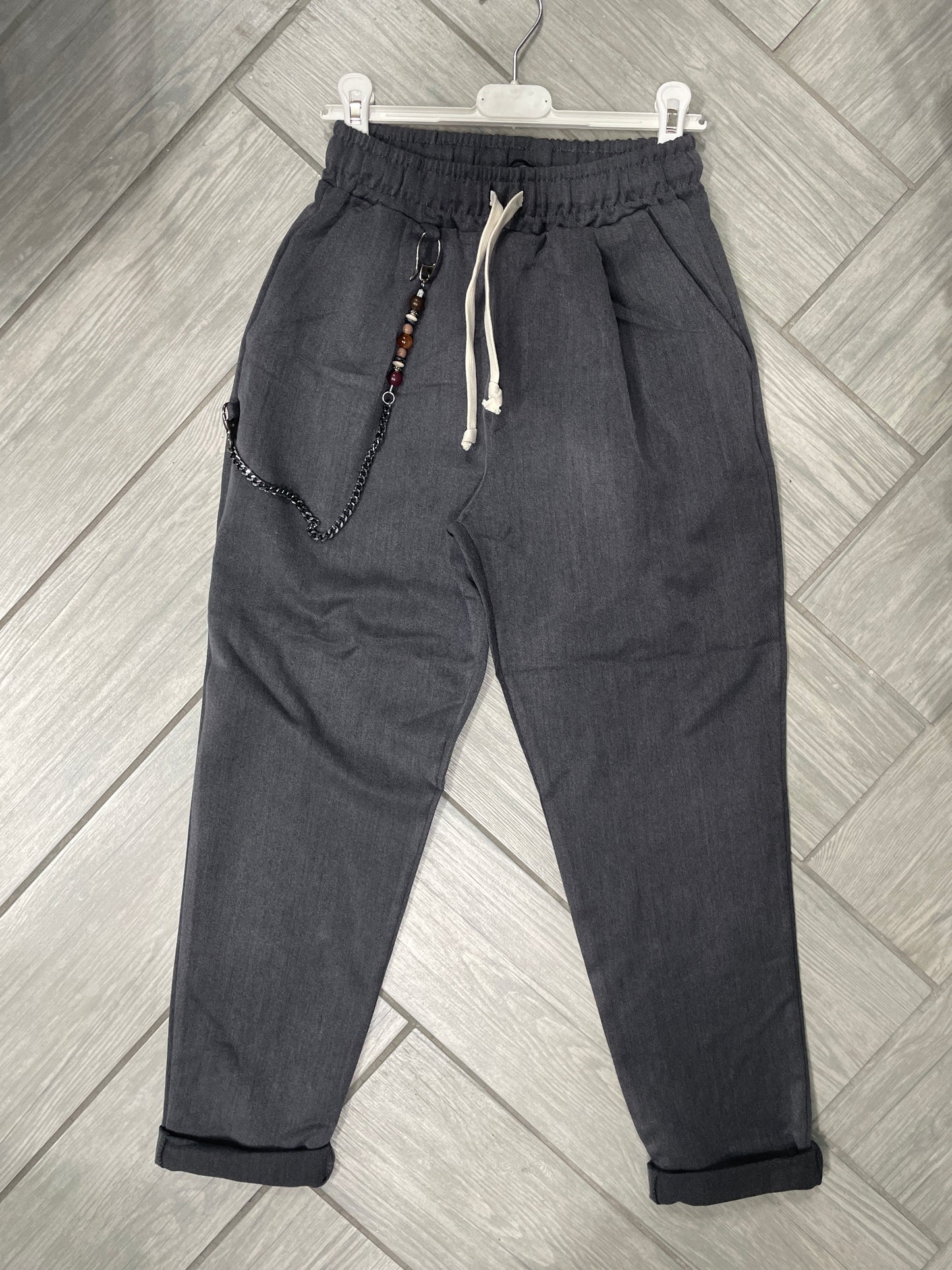 pantalone con elastico