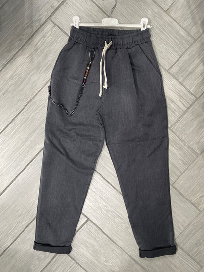 pantalone con elastico