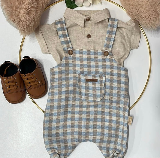 SALOPETTE CON CAMICIA