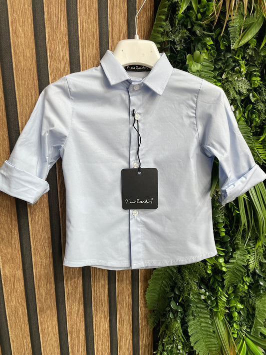 CAMICIA PIERRE CARDIN AZZURRA
