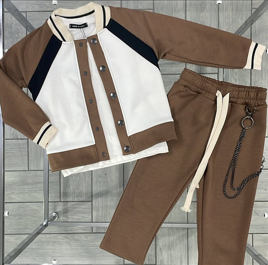 coordinato college beige