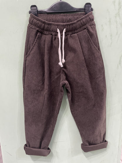 pantalone velluto a costine
