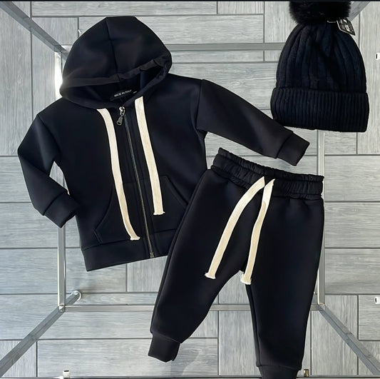 tuta felpata con zip