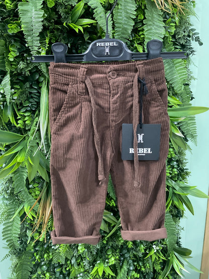 pantalone velluto rebel