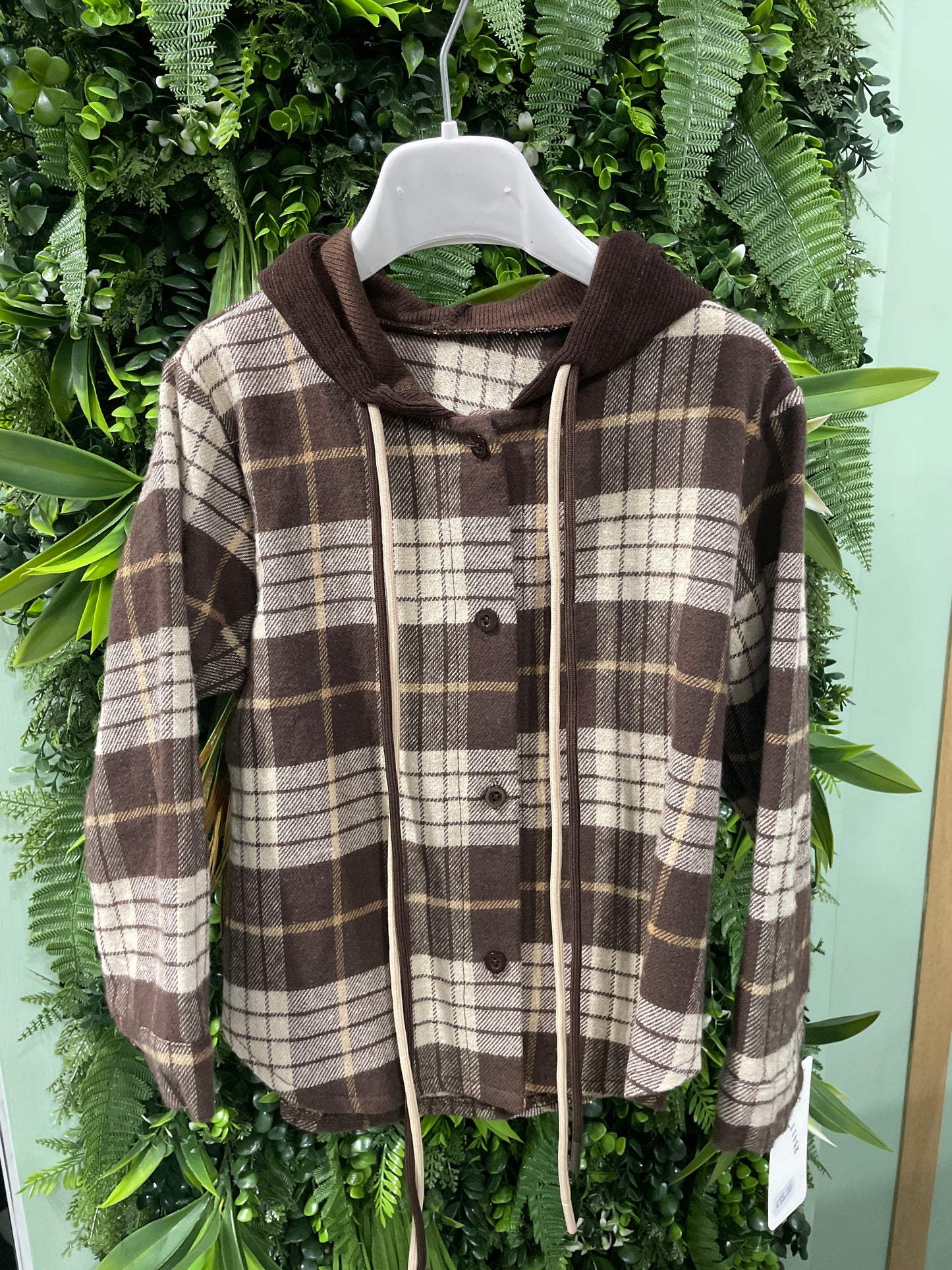 camicia con cappuccio