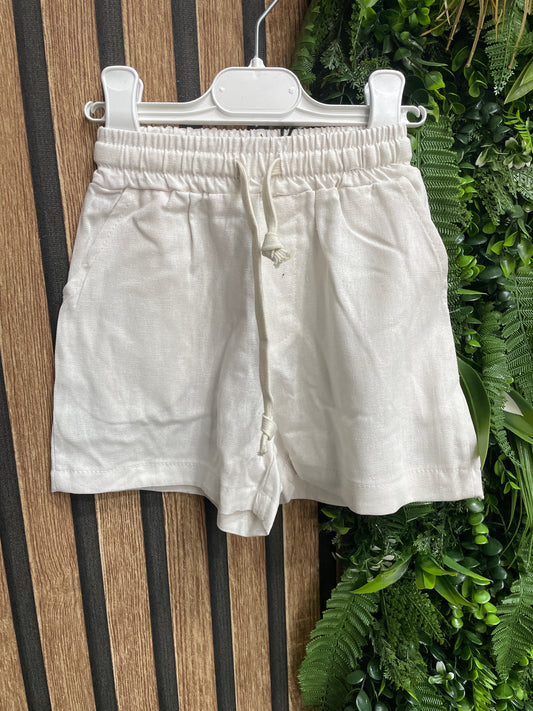 PANTALONCINI IN LINO
