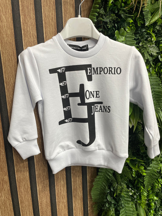 MAGLIA EMPORIO IN COTONE