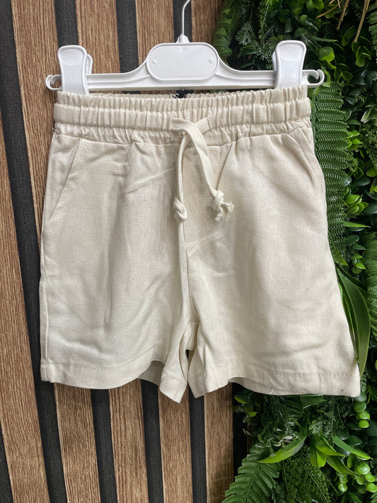 PANTALONCINI IN LINO