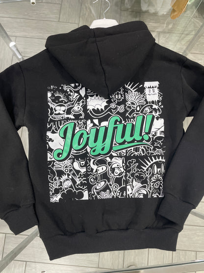 felpa con cappuccio joyful