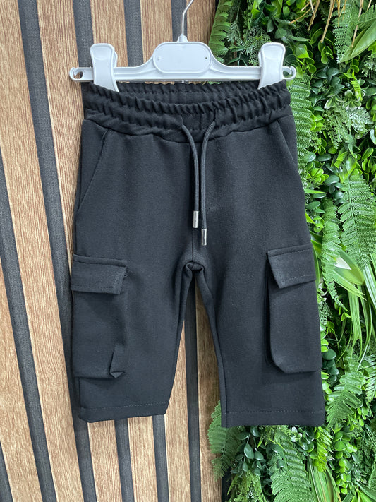 PANTALONE CARGO NERO