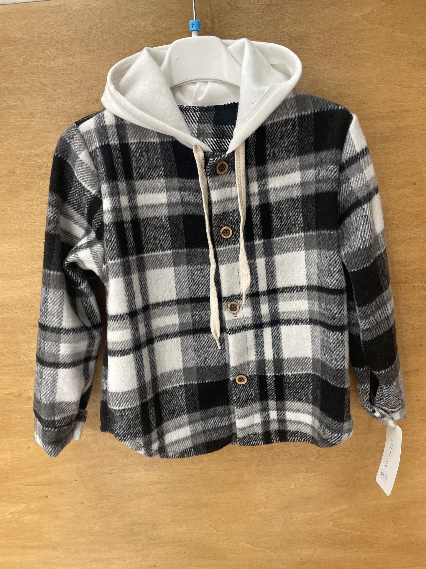 camicia con cappuccio