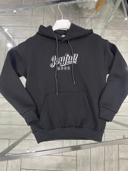 felpa con cappuccio joyful