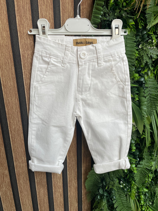 PANTALONE SMALL BIANCO