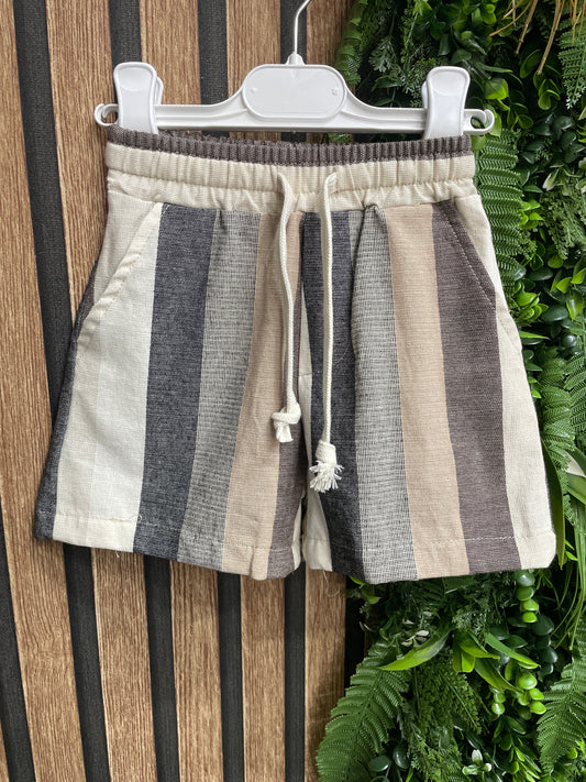 PANTALONCINI A RIGHE