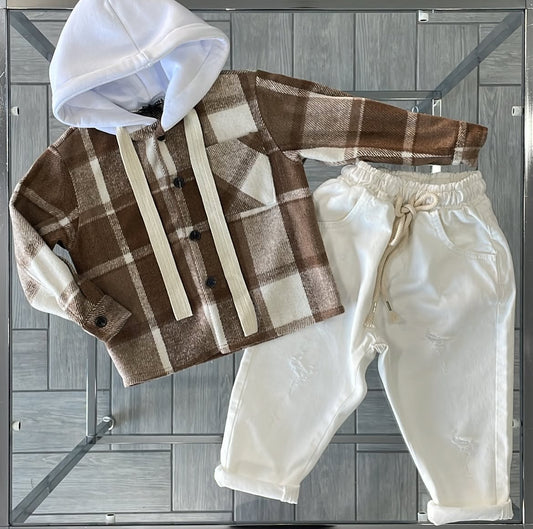 camicione con cappuccio